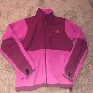 Pink north face